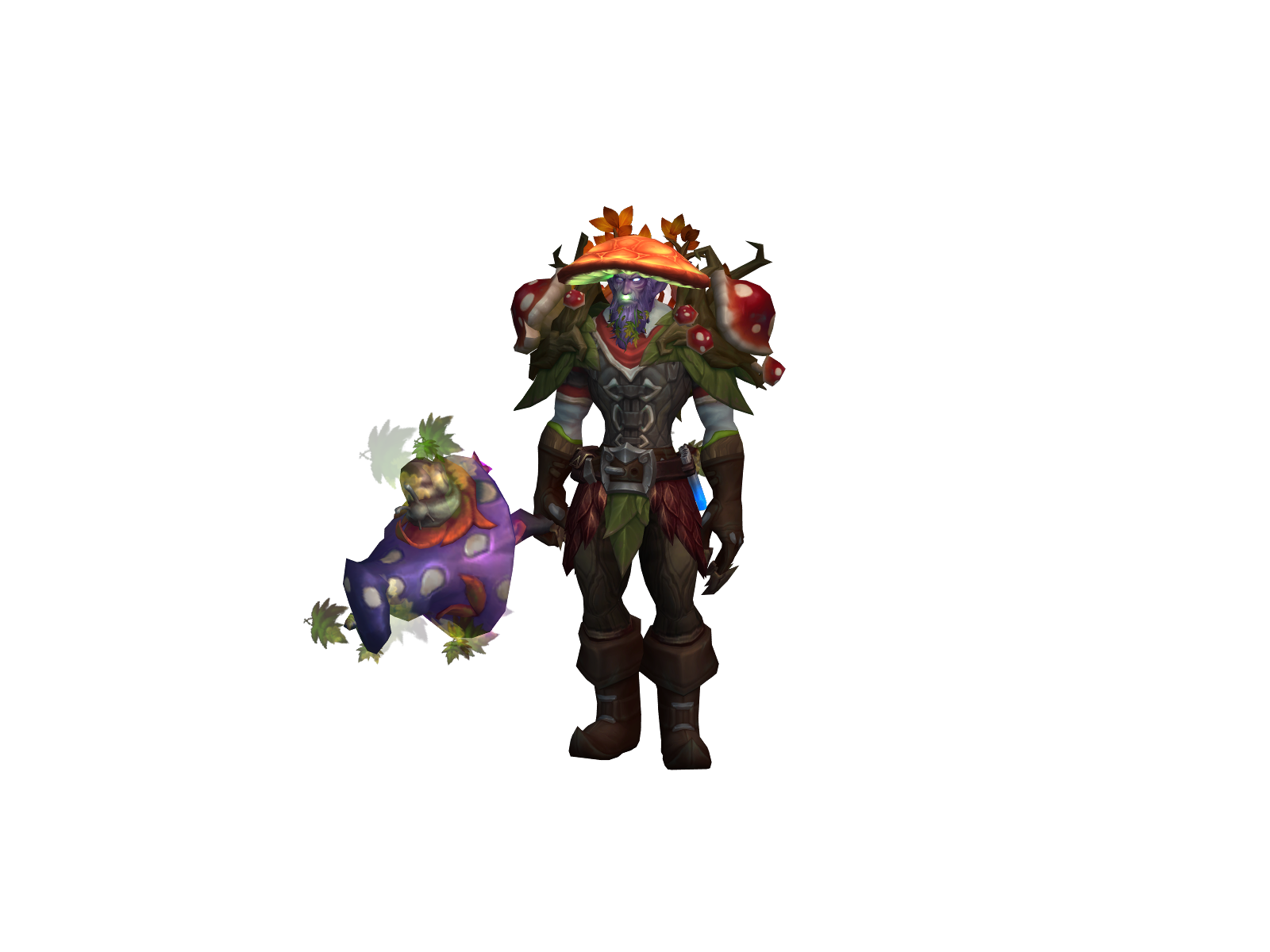 Mossbeard 3D character render