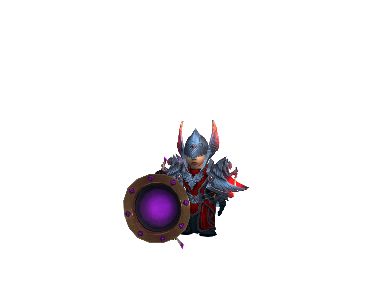 Azhealer 3D character render