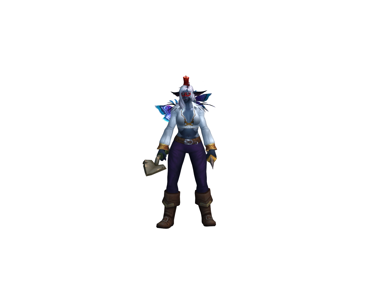 Myrica 3D character render