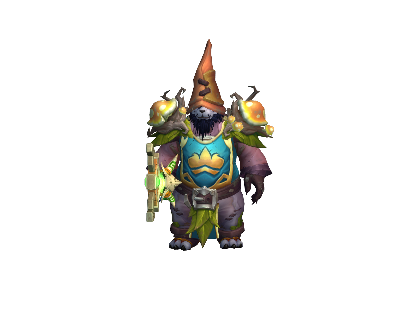Peebrewroar 3D character render