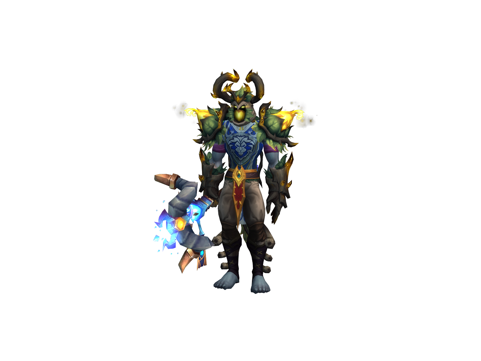Awkawah 3D character render