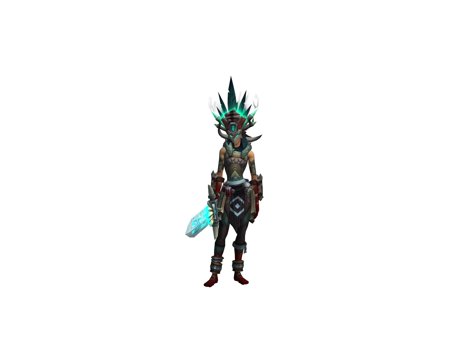 Zaedra 3D character render