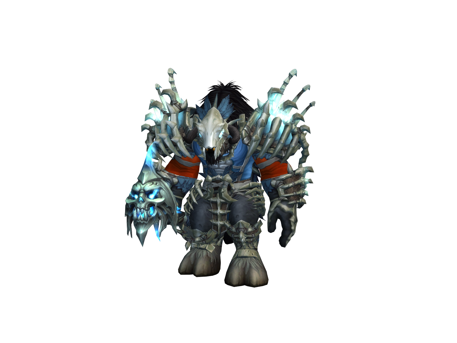 Zuluvas 3D character render