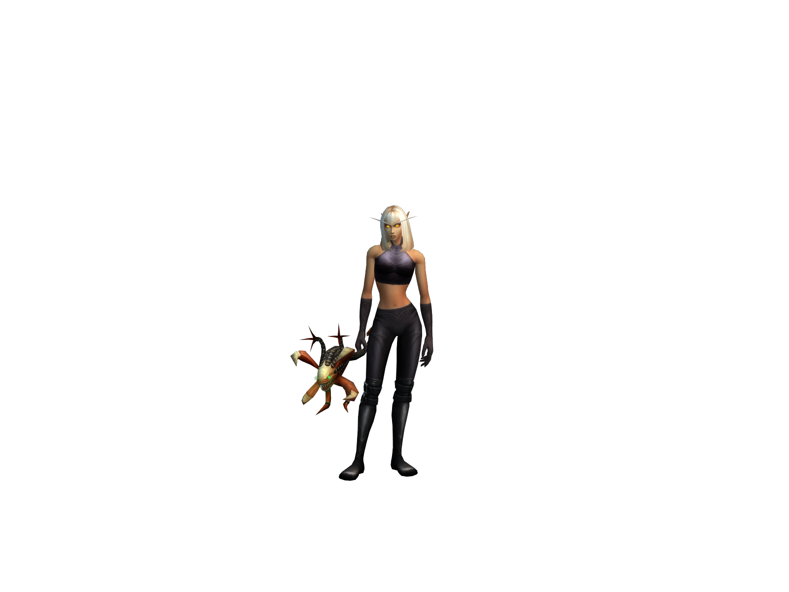 Evangeline's character model