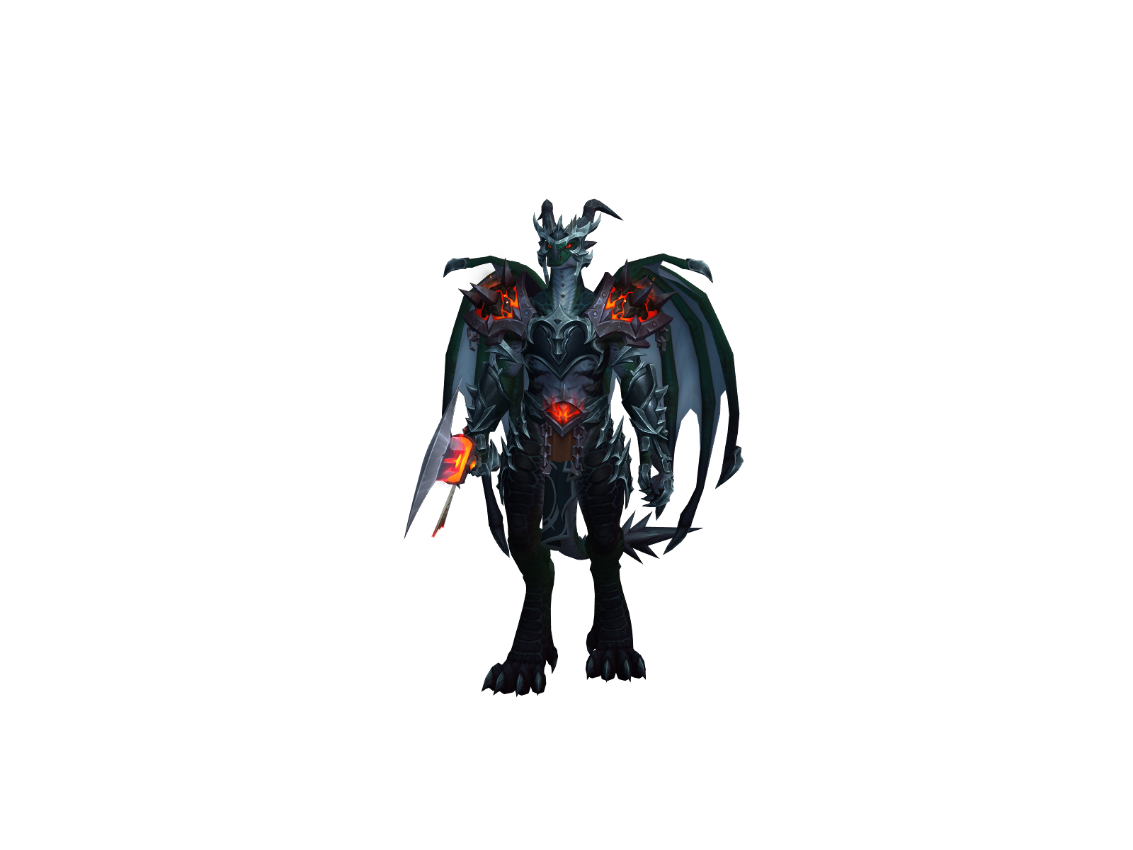 Dragonzorde 3D character render