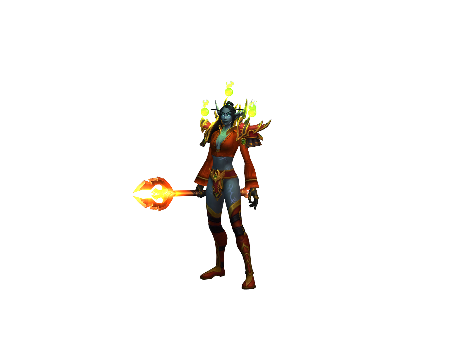 Galathynius 3D character render