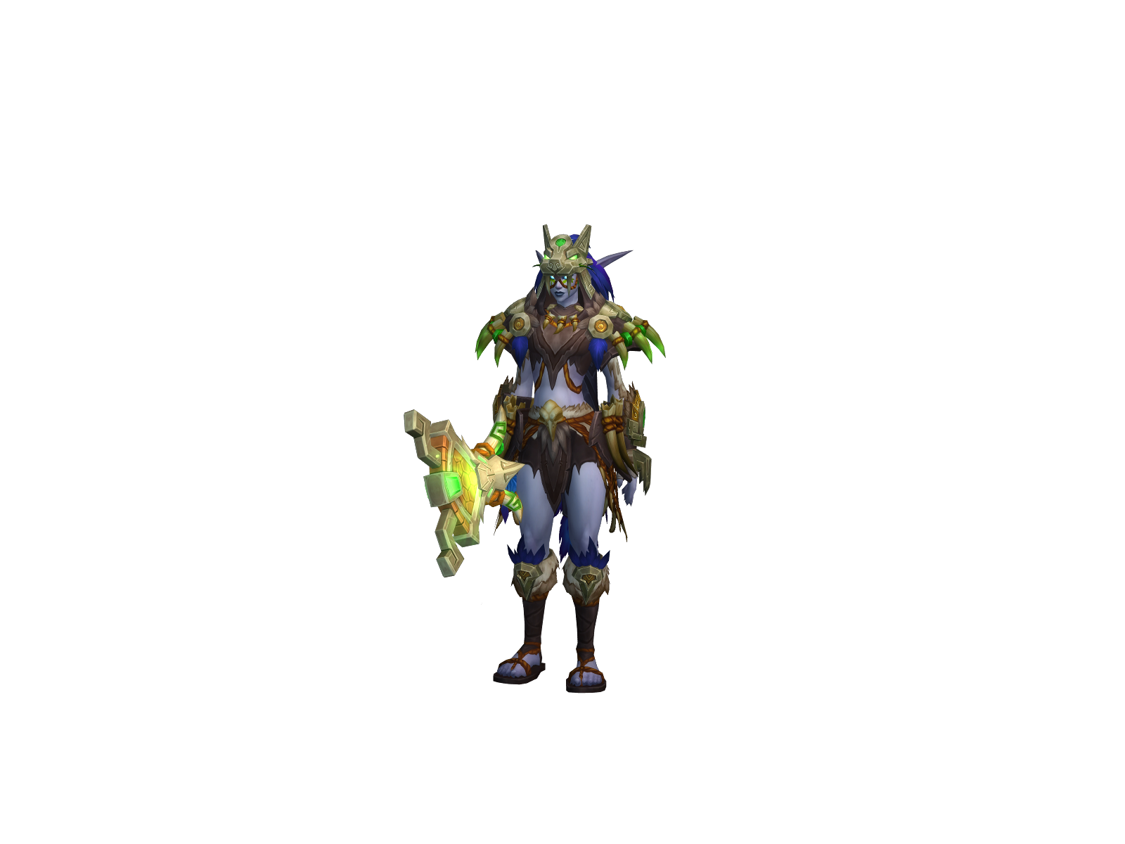 Clawnorder 3D character render