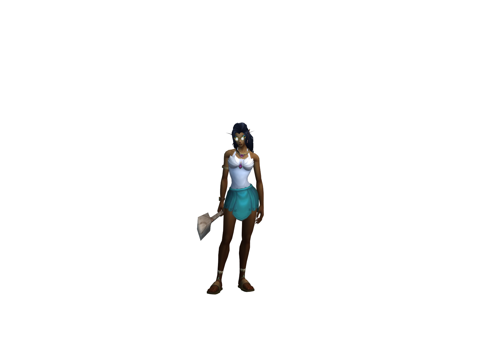 Estelá 3D character render