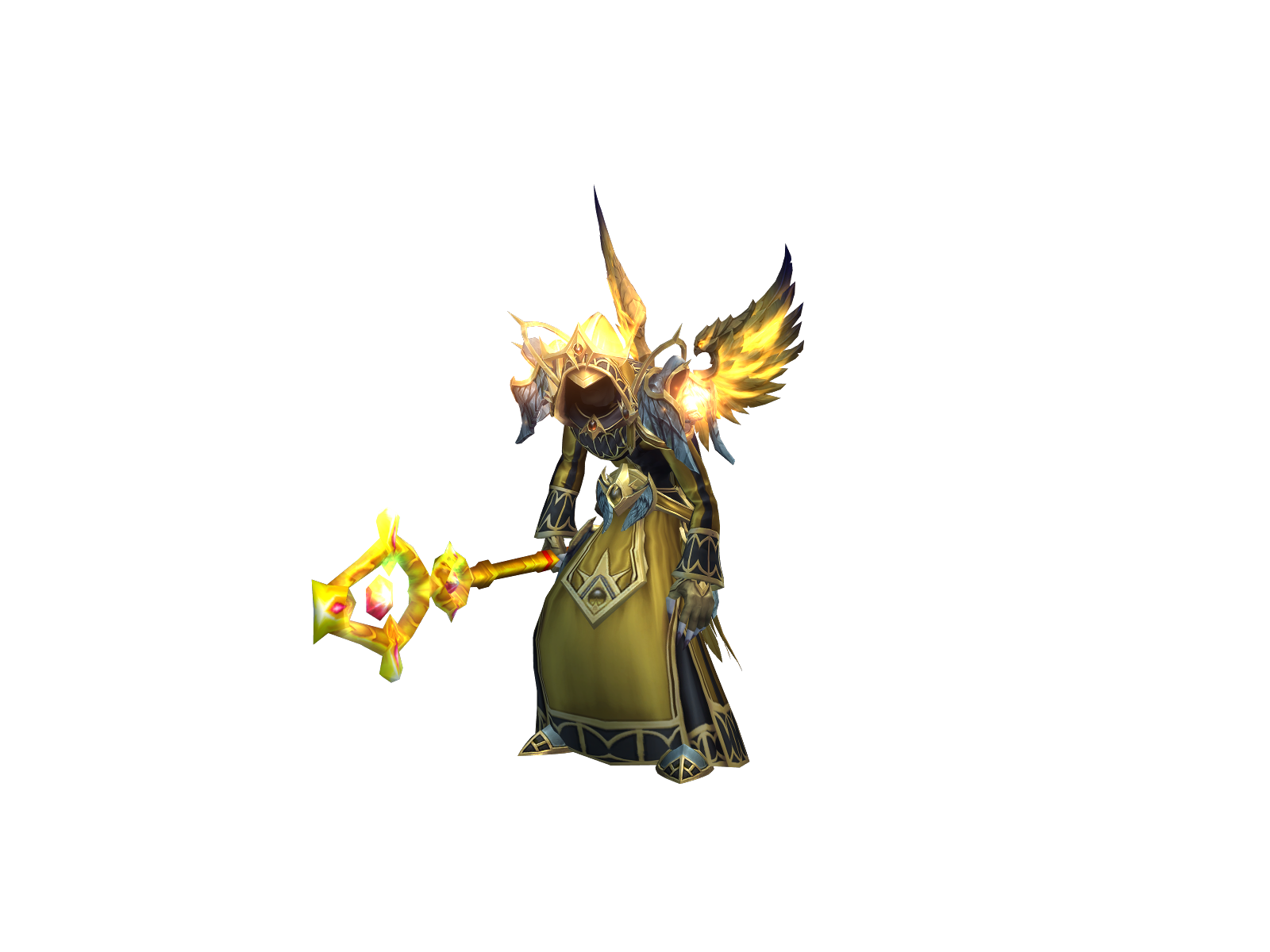 Akhmrah 3D character render