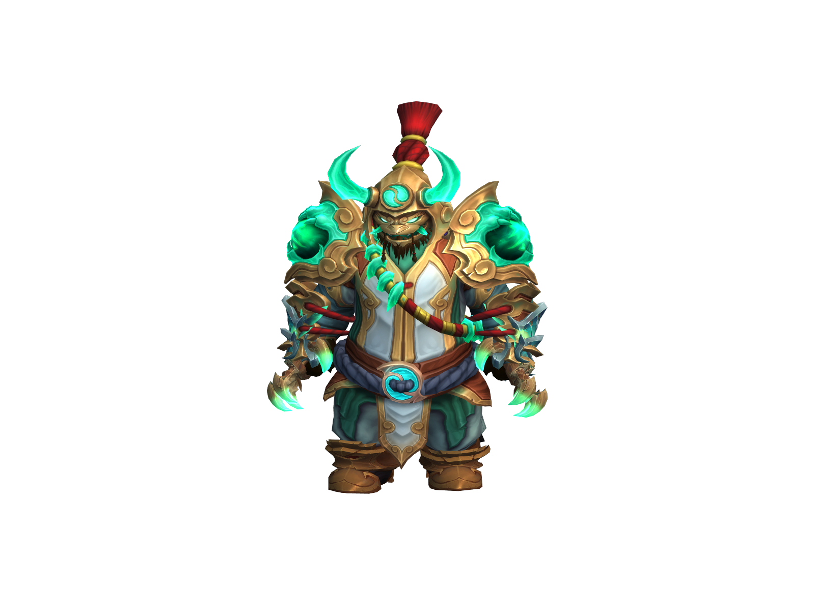 Pandarias 3D character render