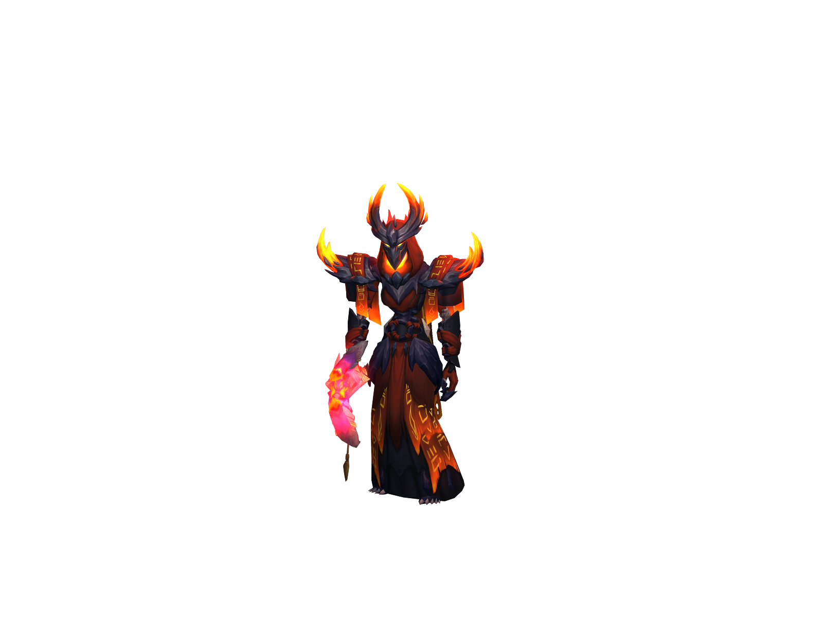 Auras 3D character render