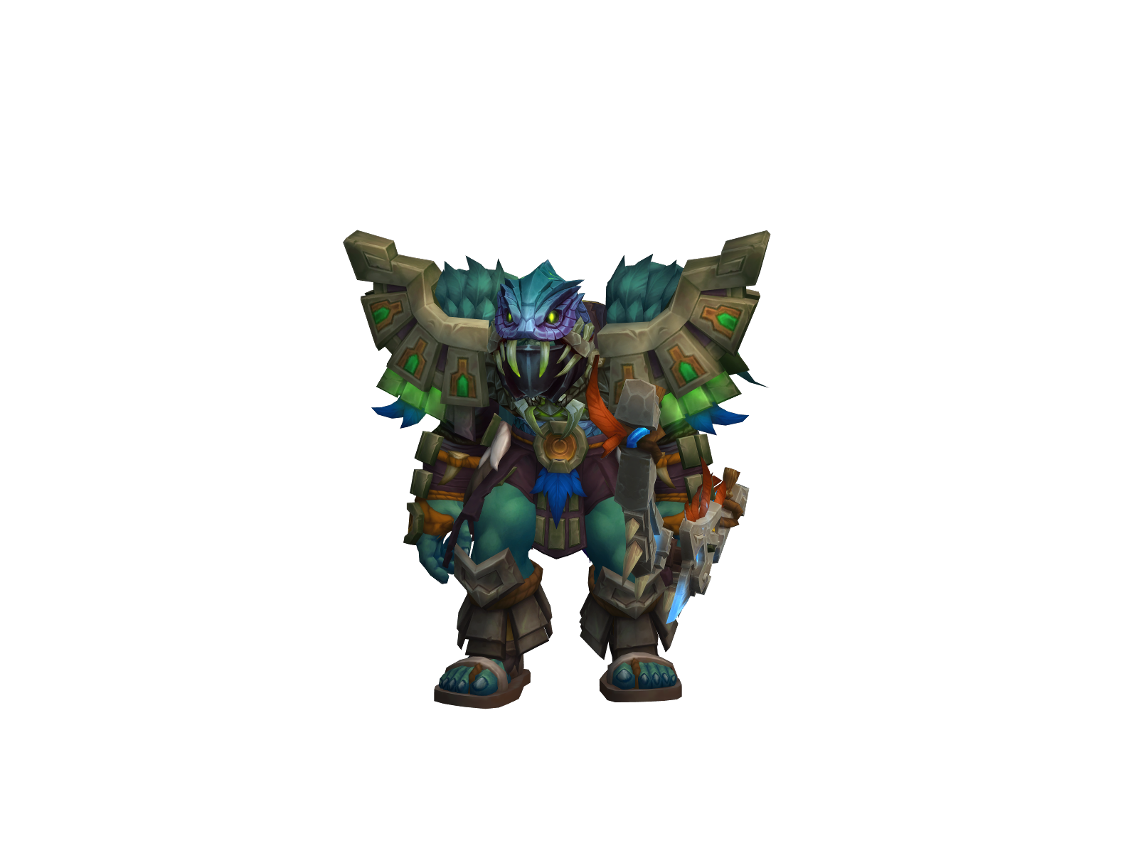 Kuugrim 3D character render