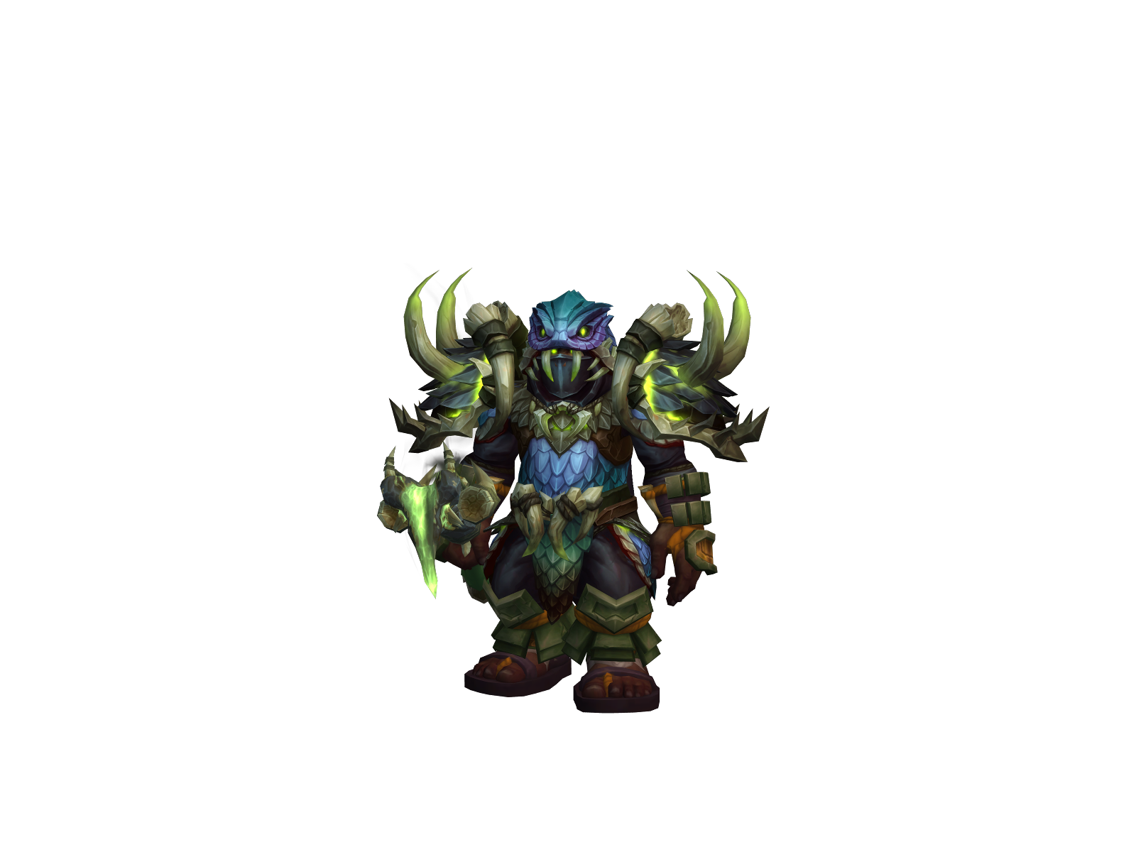 Vardray 3D character render