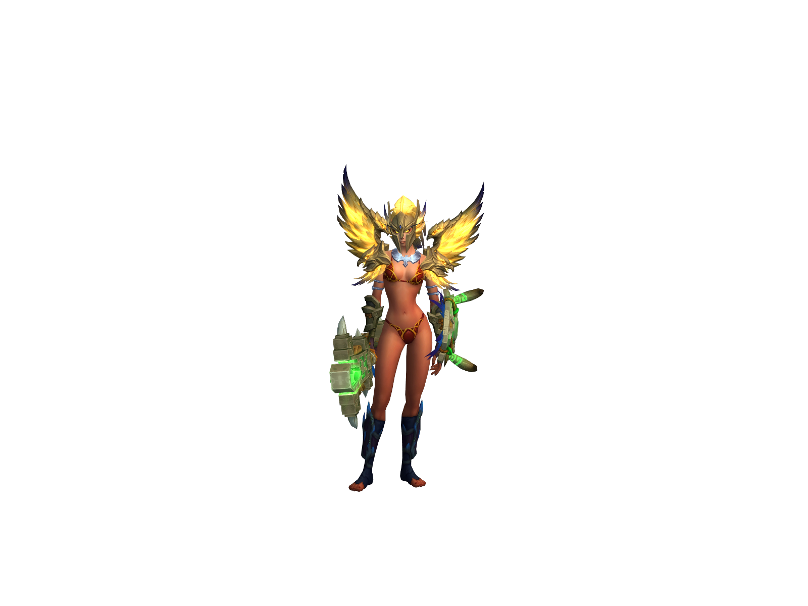 Abelcain 3D character render