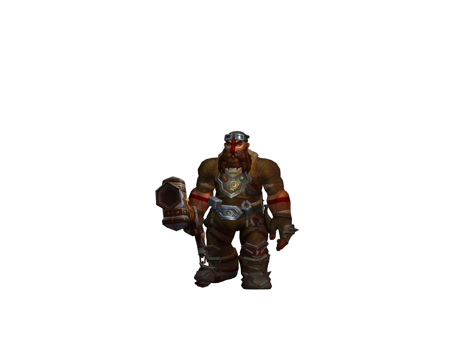 Grymmbeard 3D character render