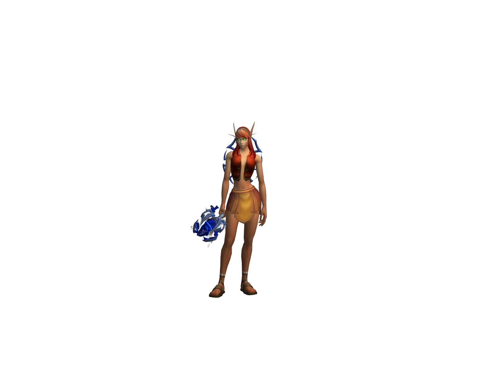 Mystickillu 3D character render