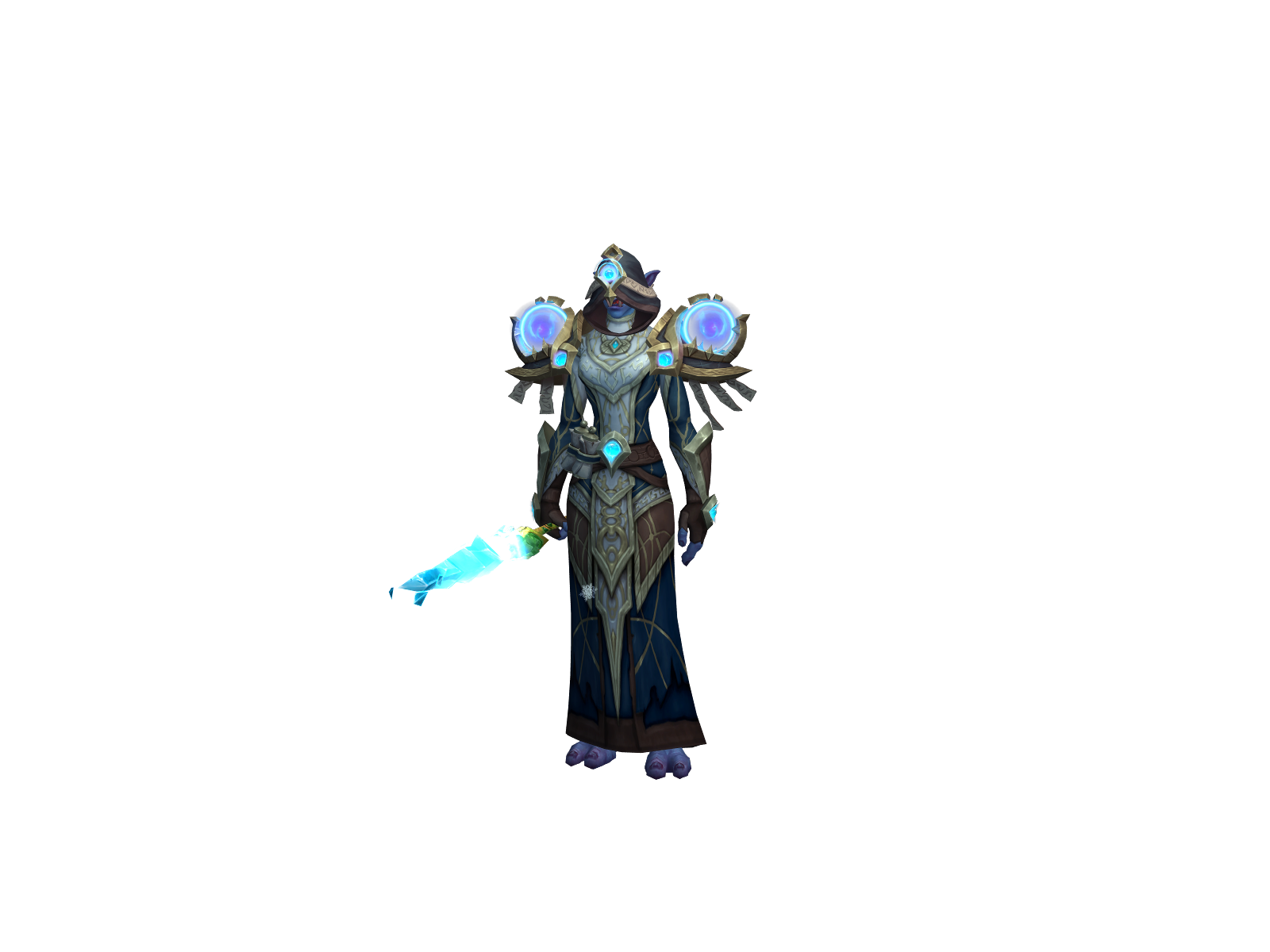Khione 3D character render