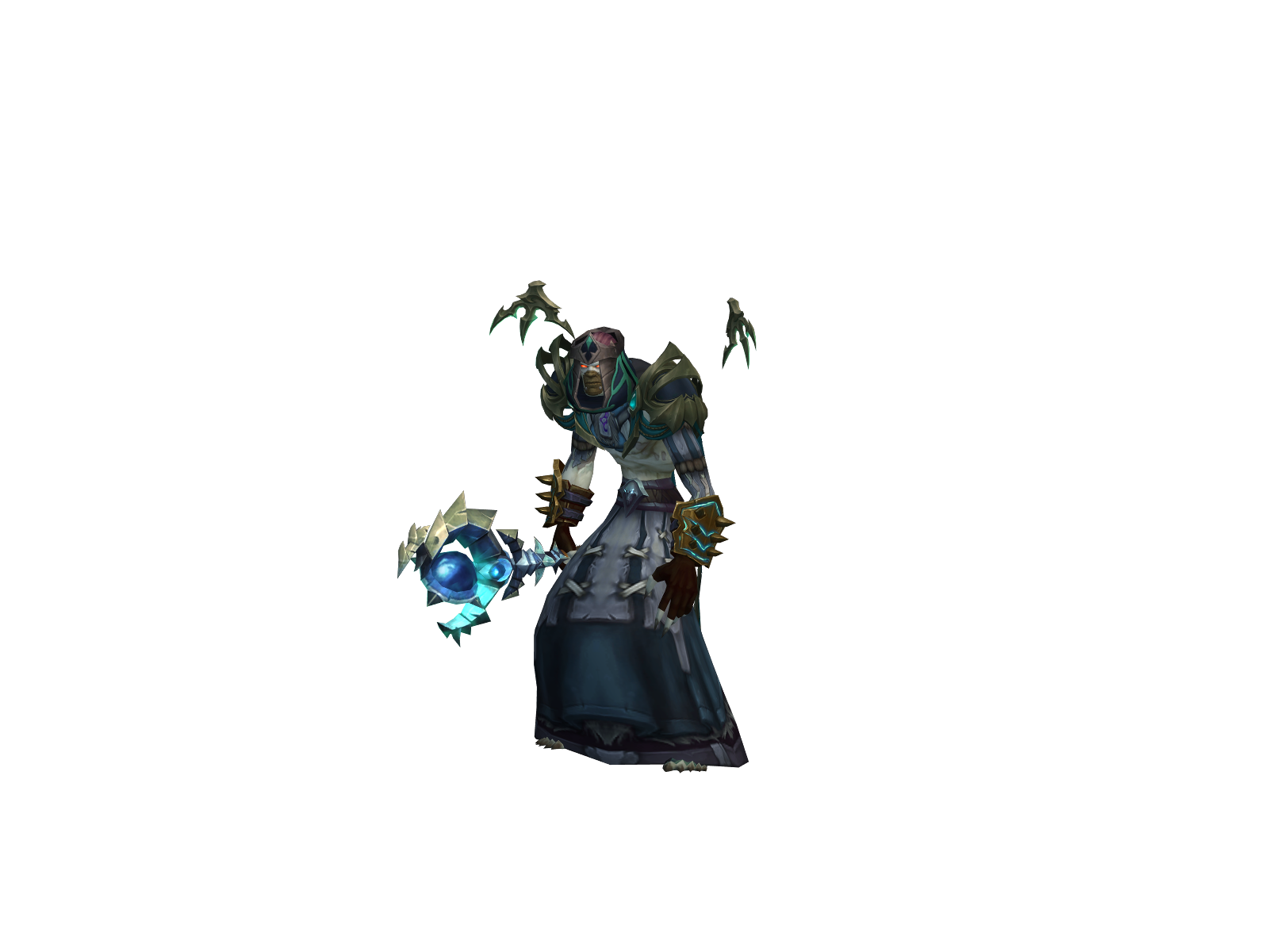 Scary 3D character render