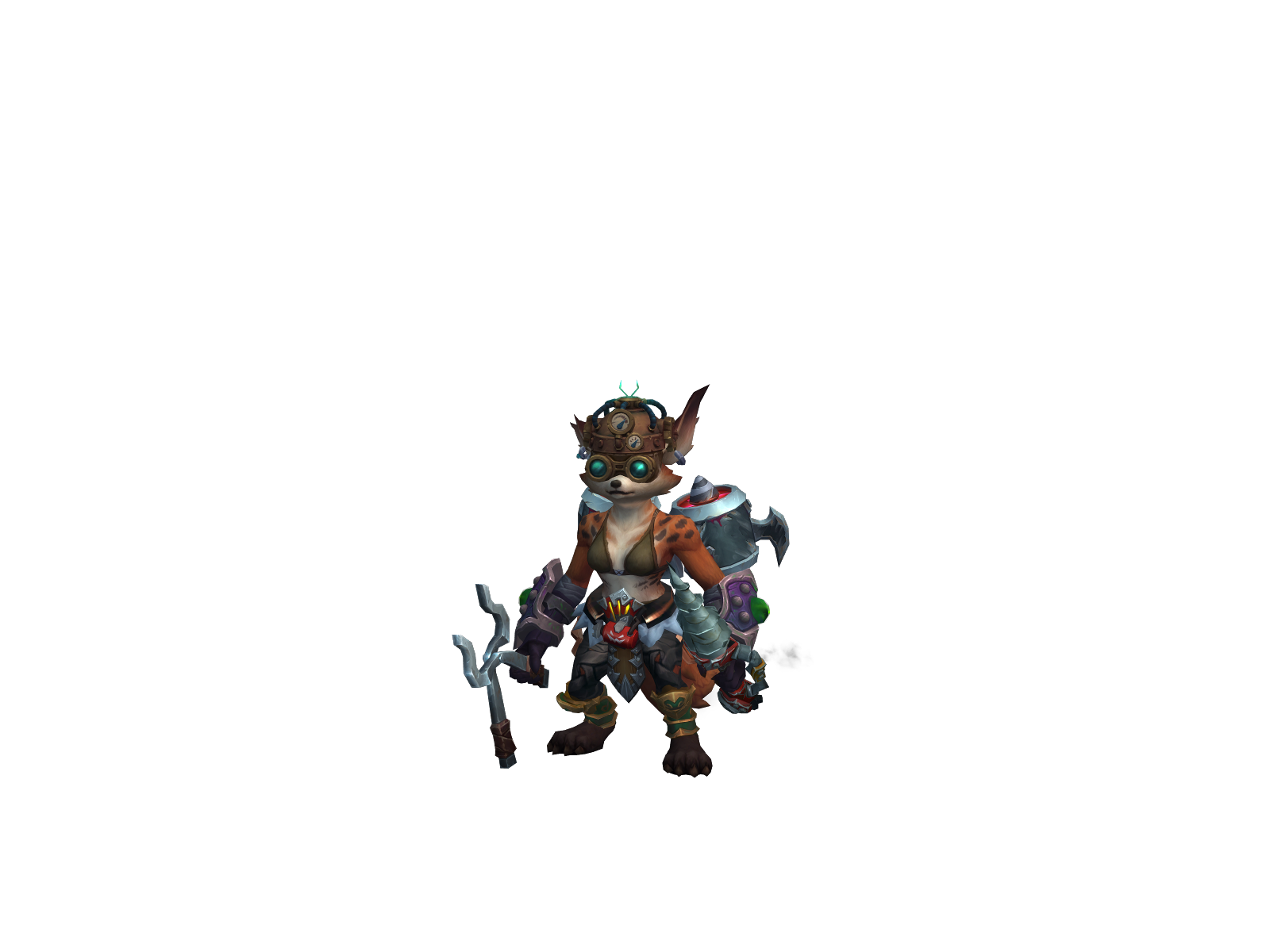 Chocostabs 3D character render