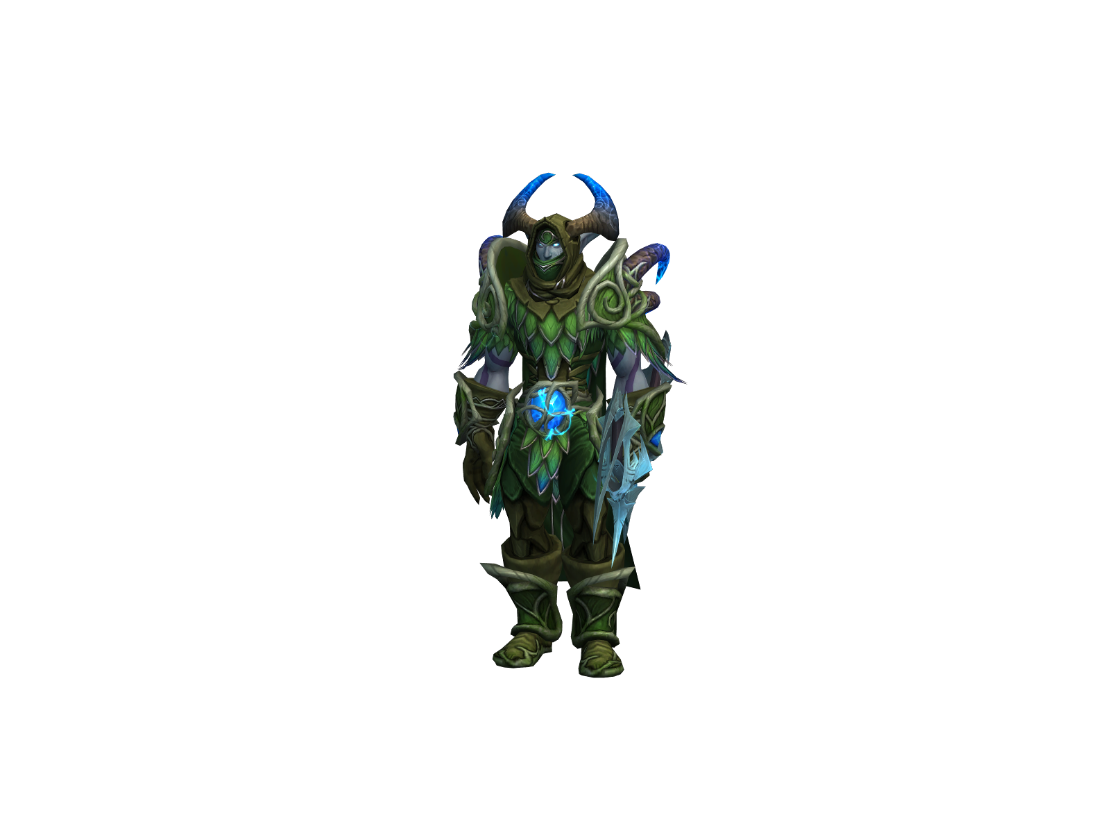 Nagolith 3D character render