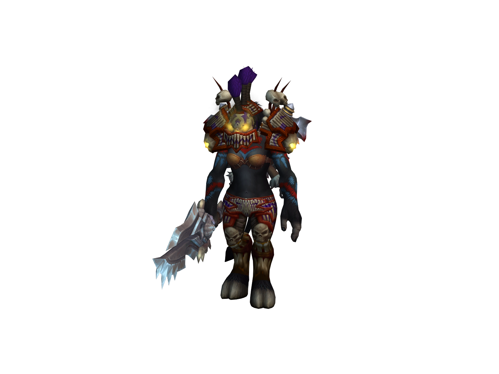 Zaafkiel 3D character render