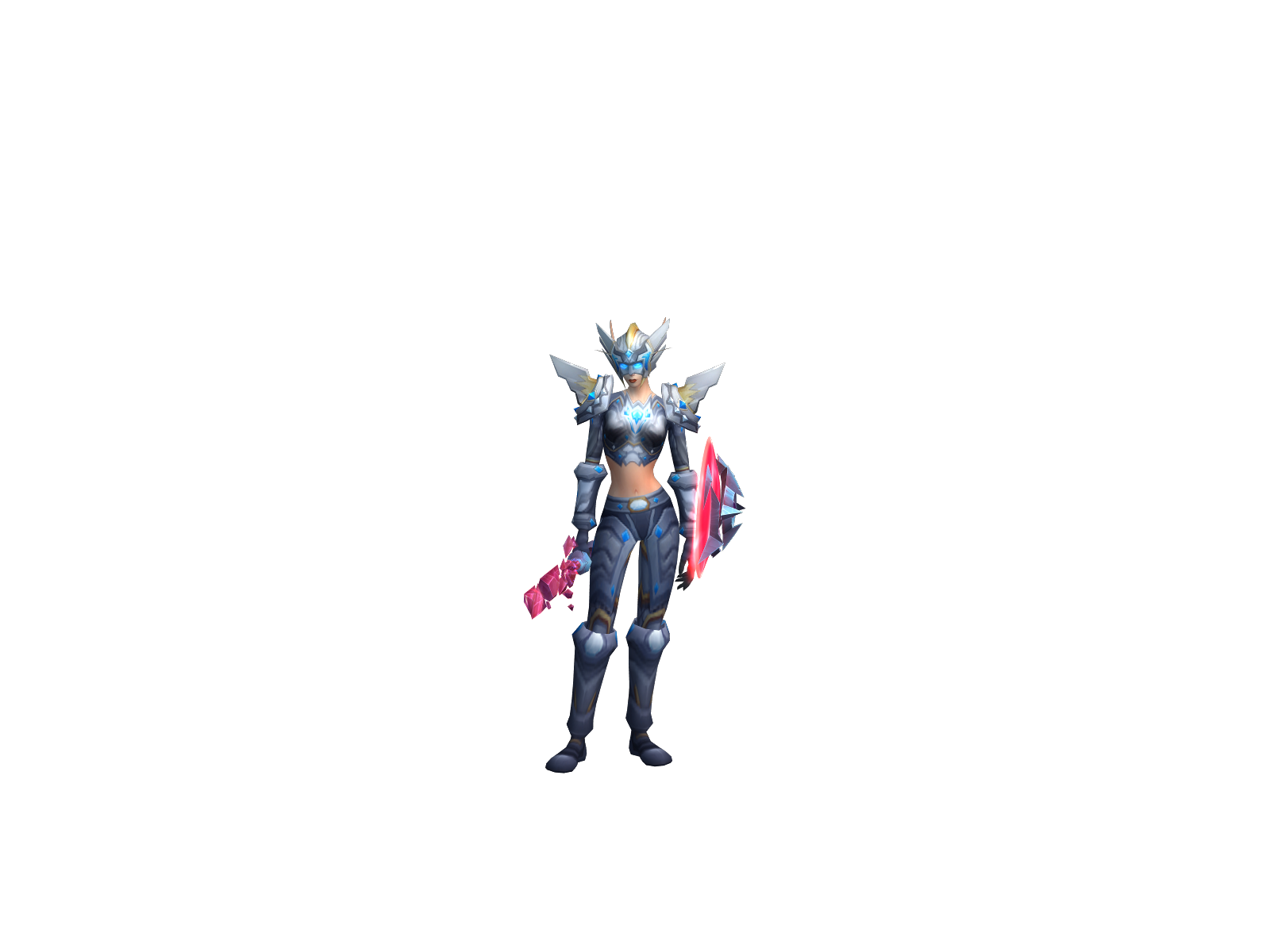 Clare 3D character render