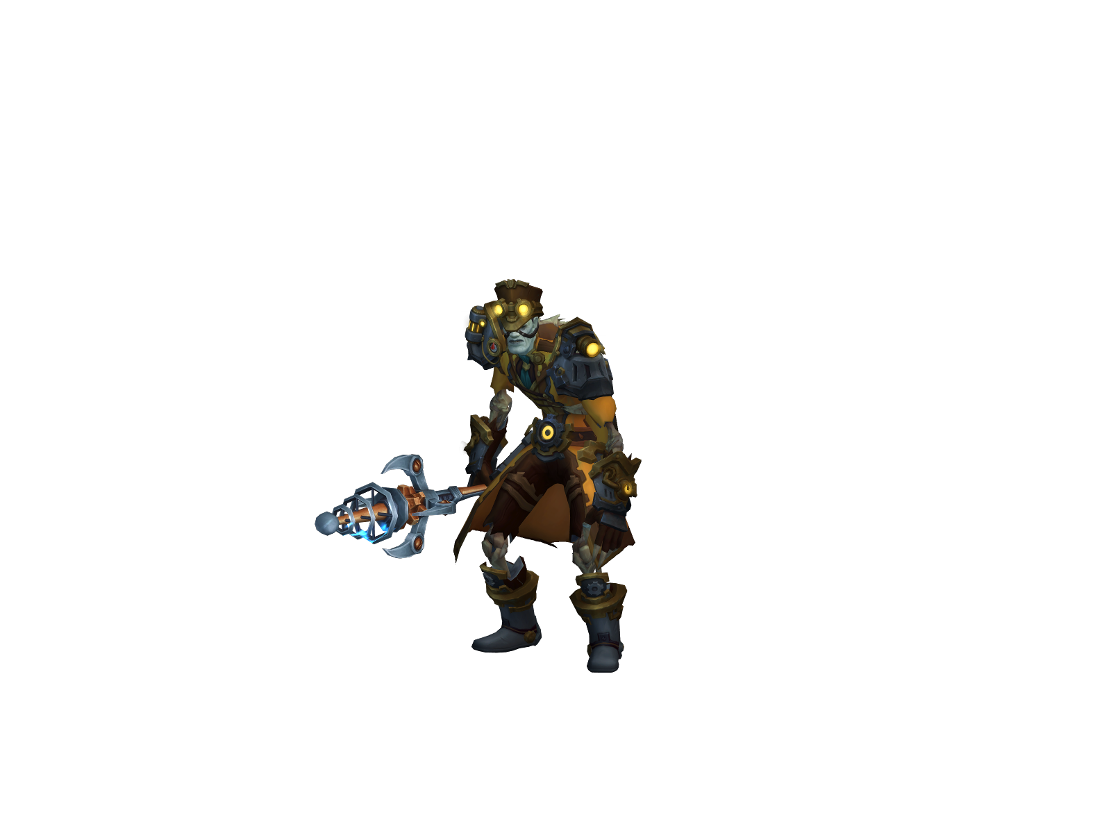 Guitarwolf 3D character render