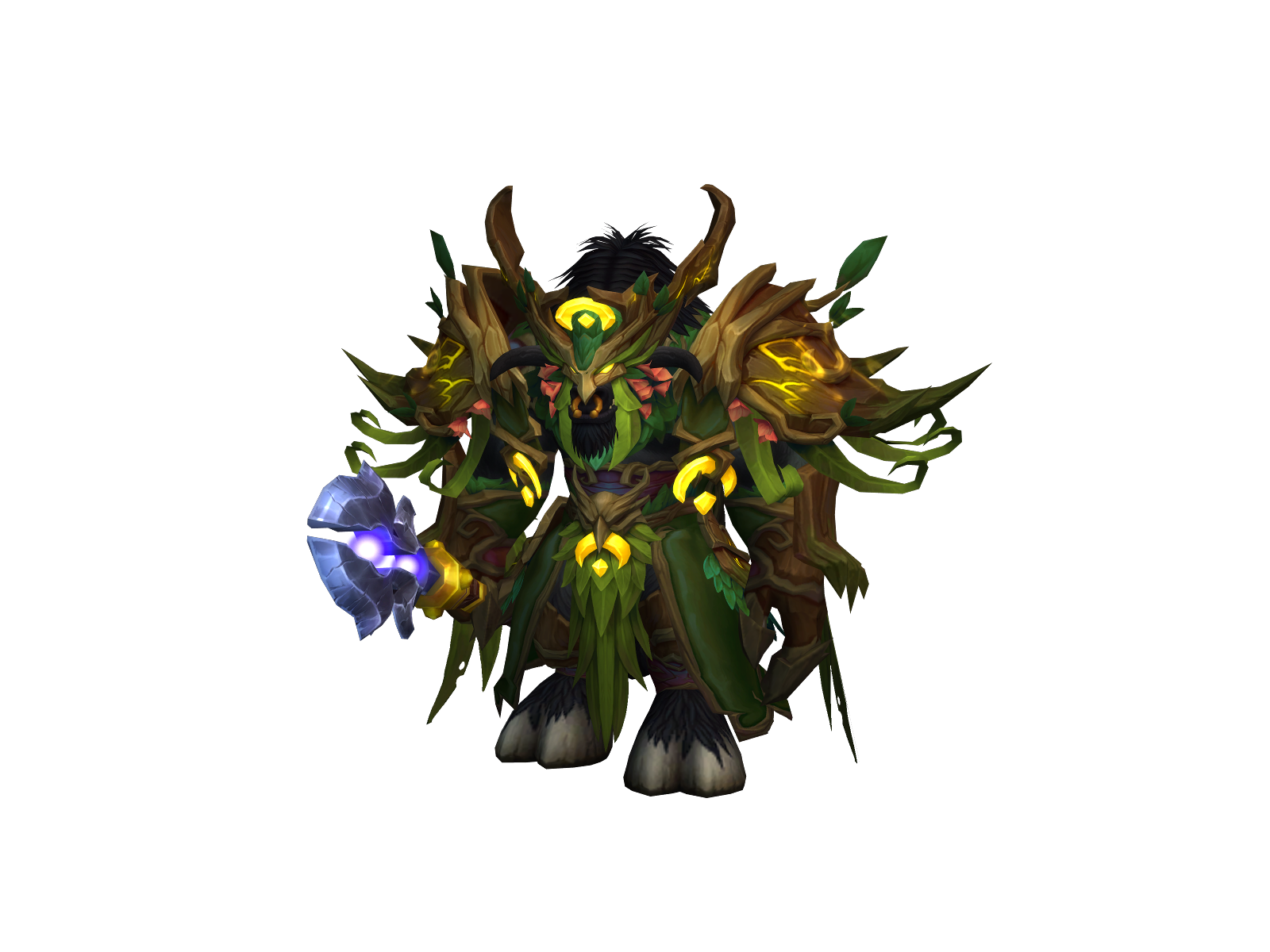 Trencher 3D character render