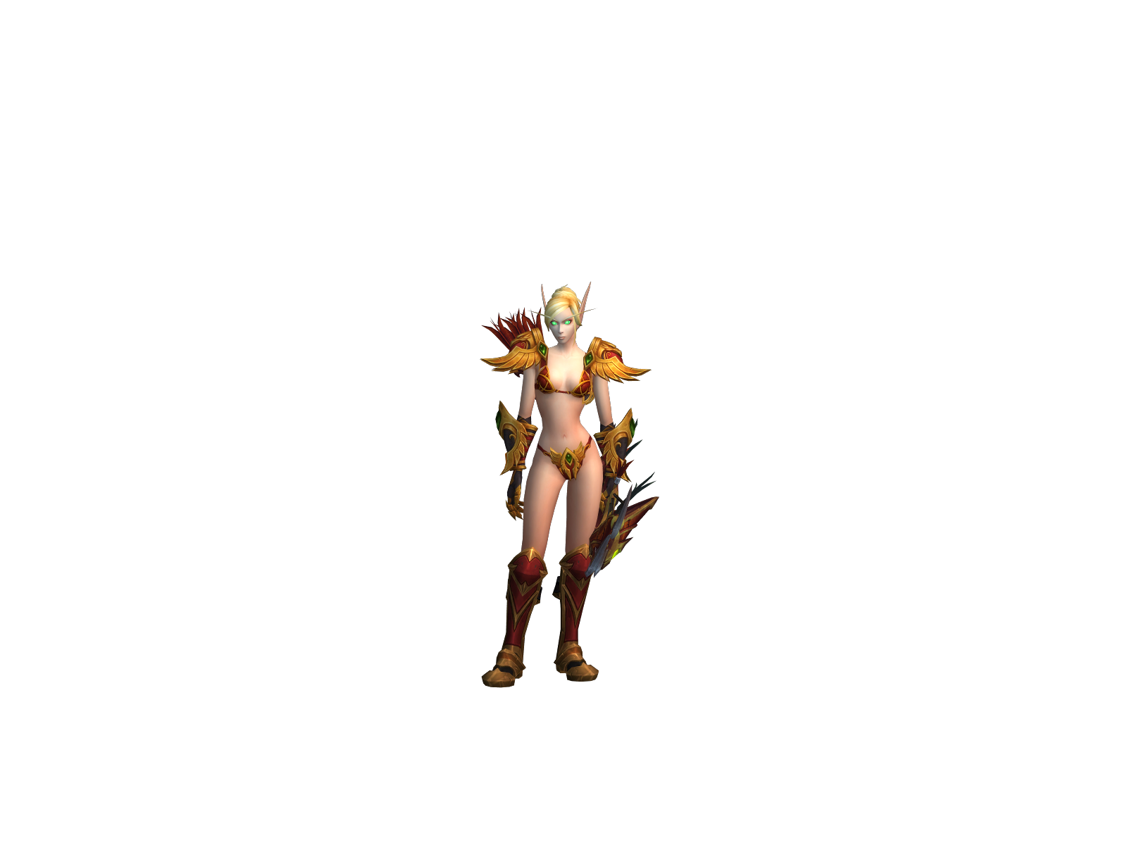 Hanabi 3D character render