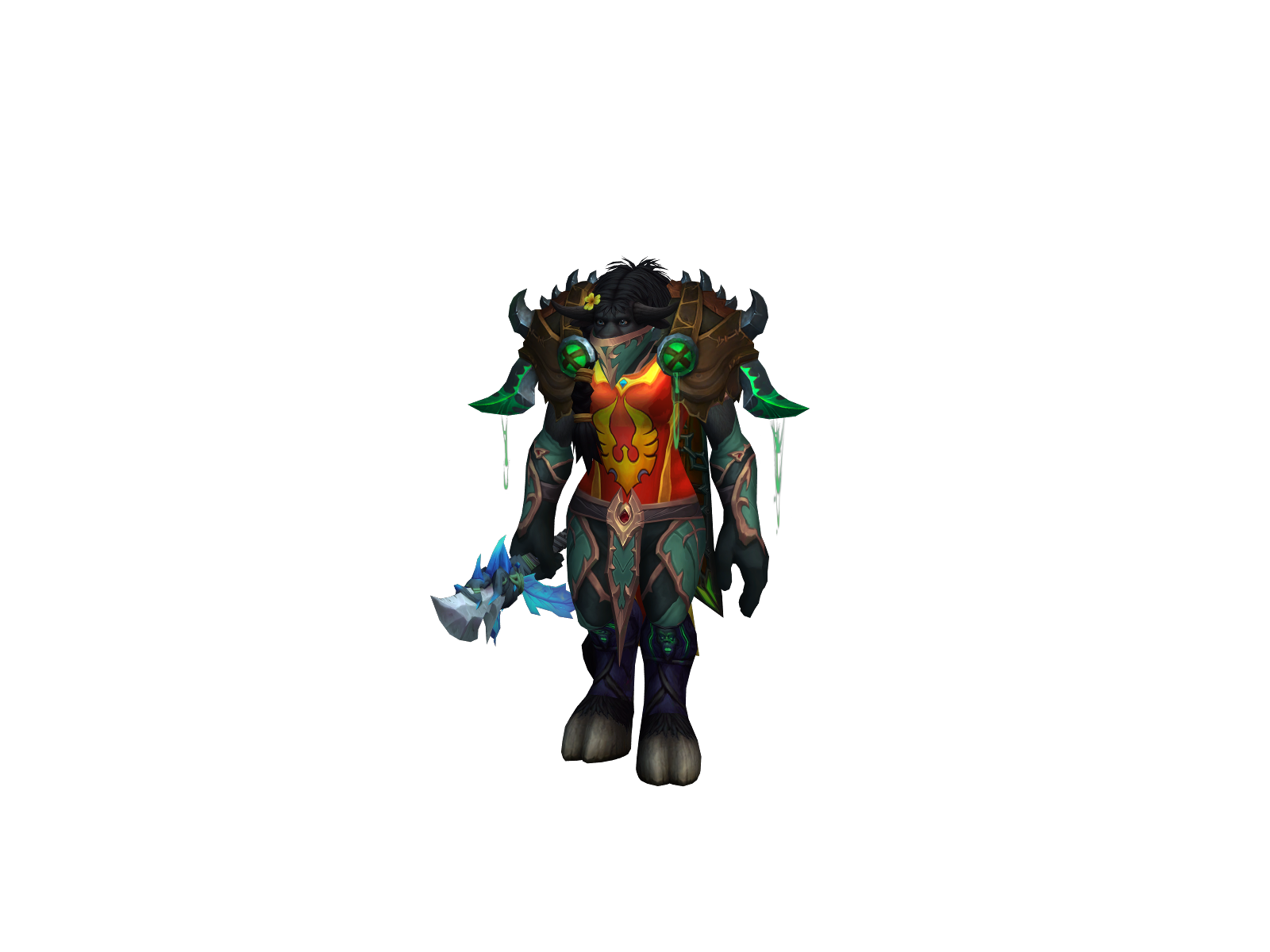 Gûardianne 3D character render
