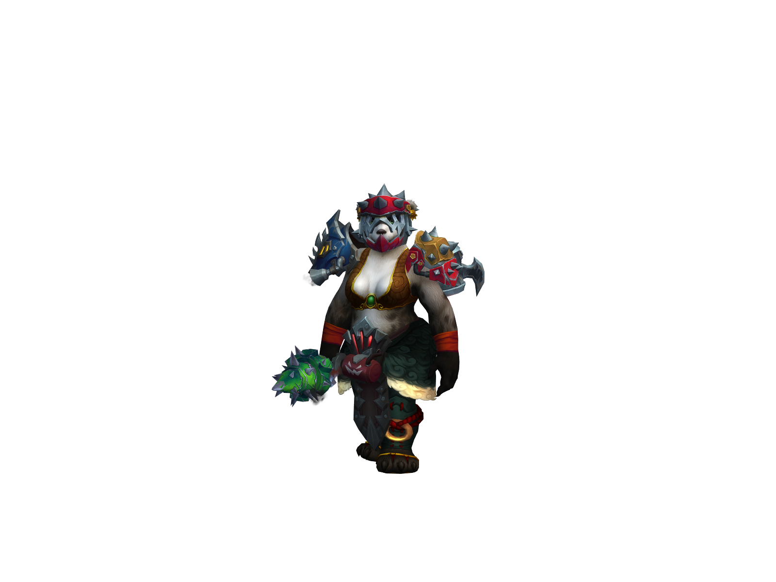 Monchi 3D character render