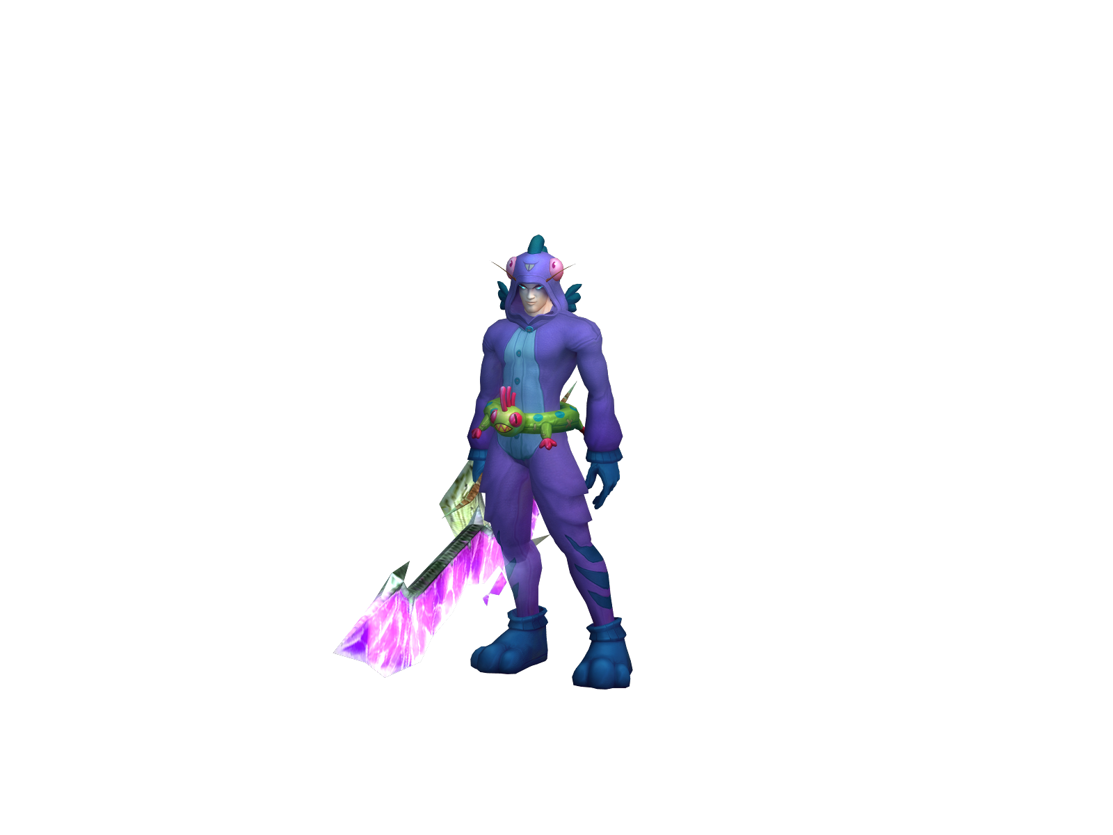 Kittenslayer 3D character render