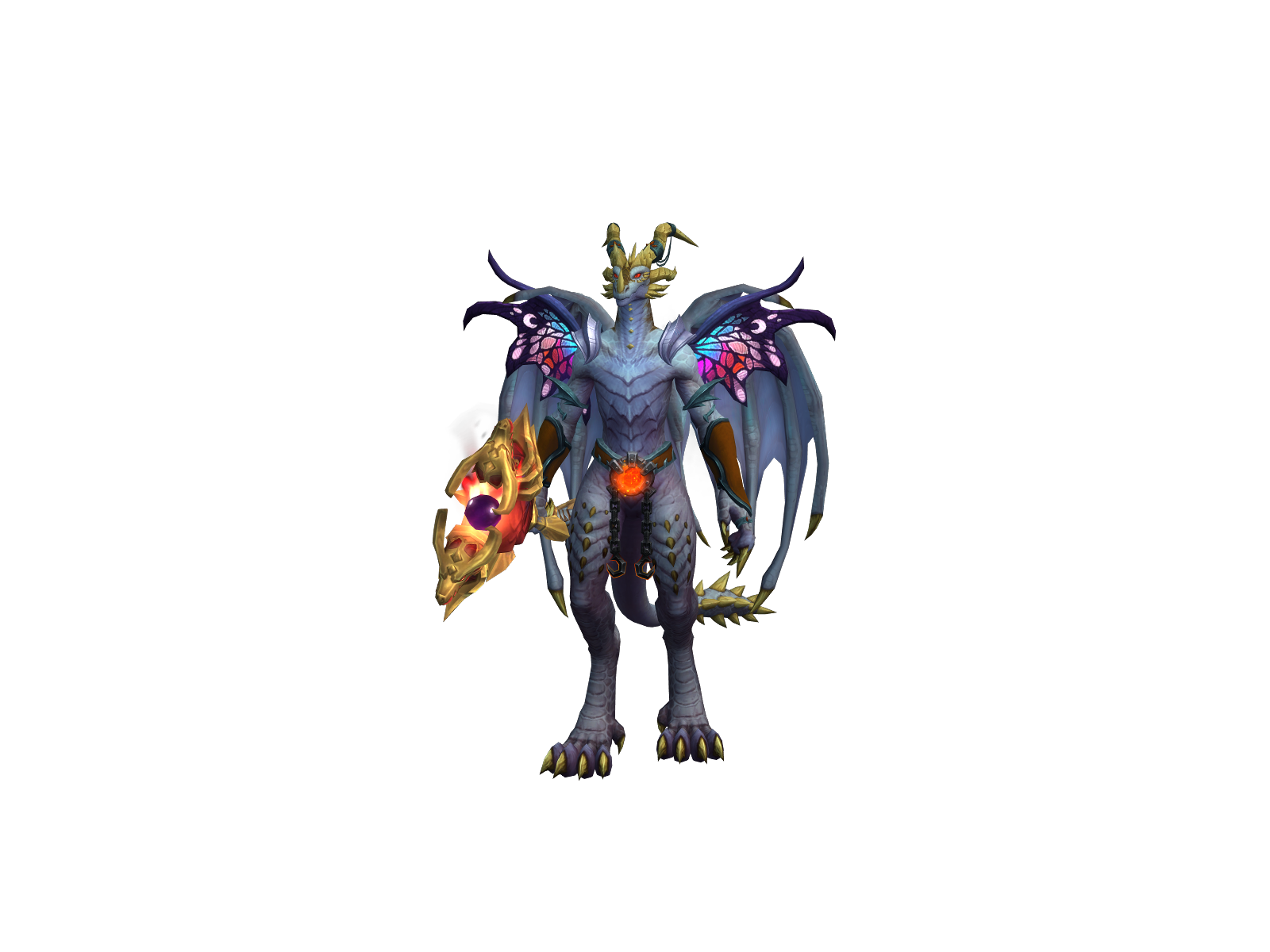 Chocodraco 3D character render