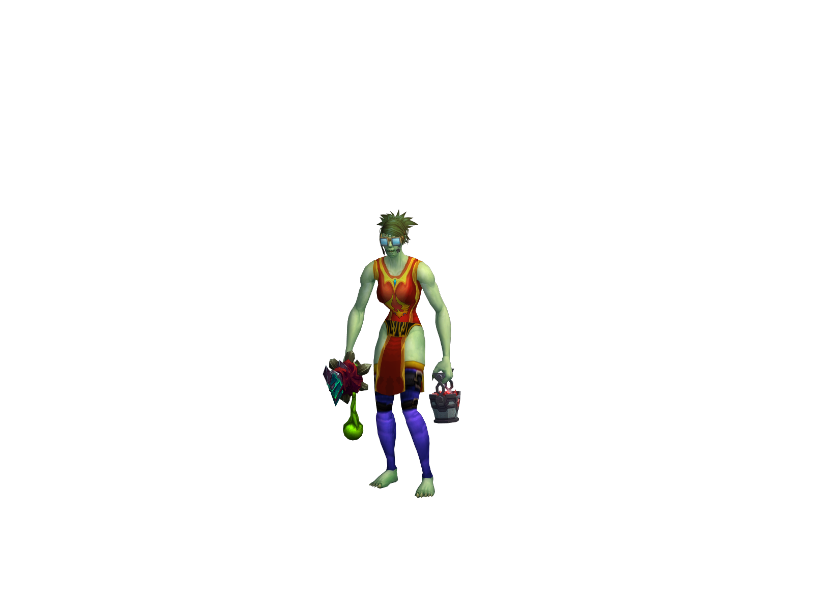 Thecure 3D character render