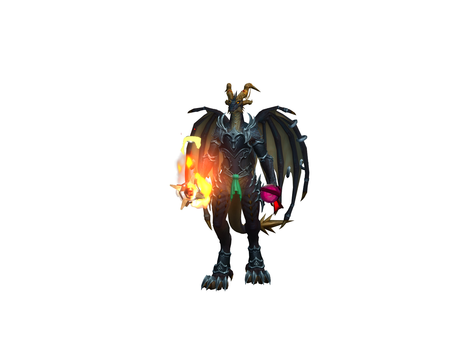 Deathzor 3D character render