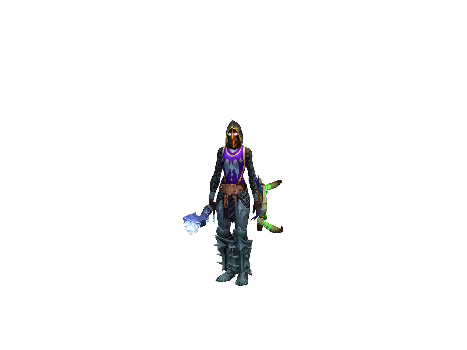 Bengotit 3D character render