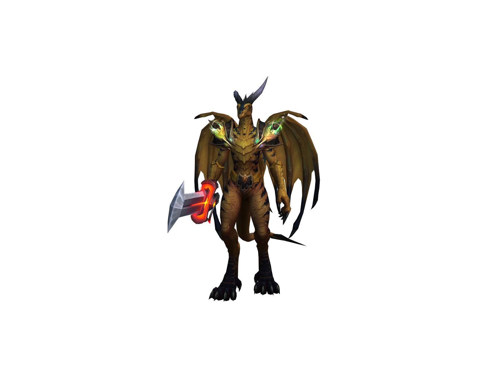 Petrie 3D character render