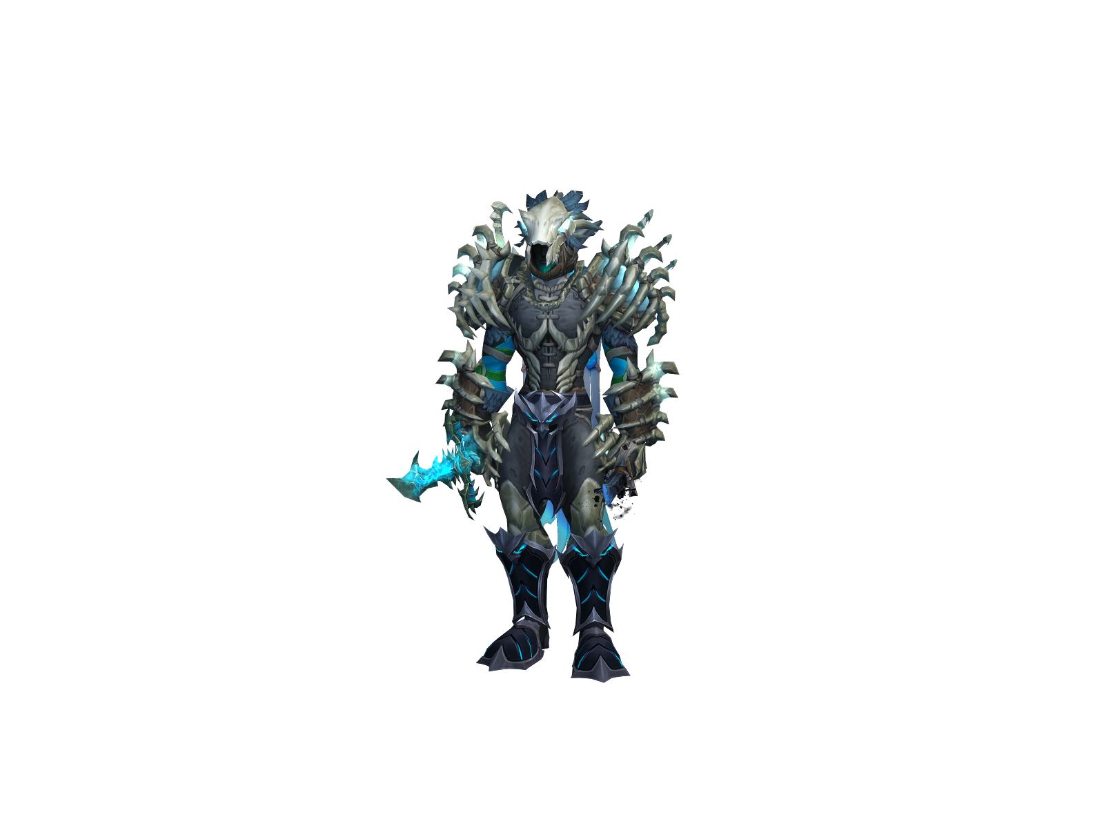 Aghanaar 3D character render