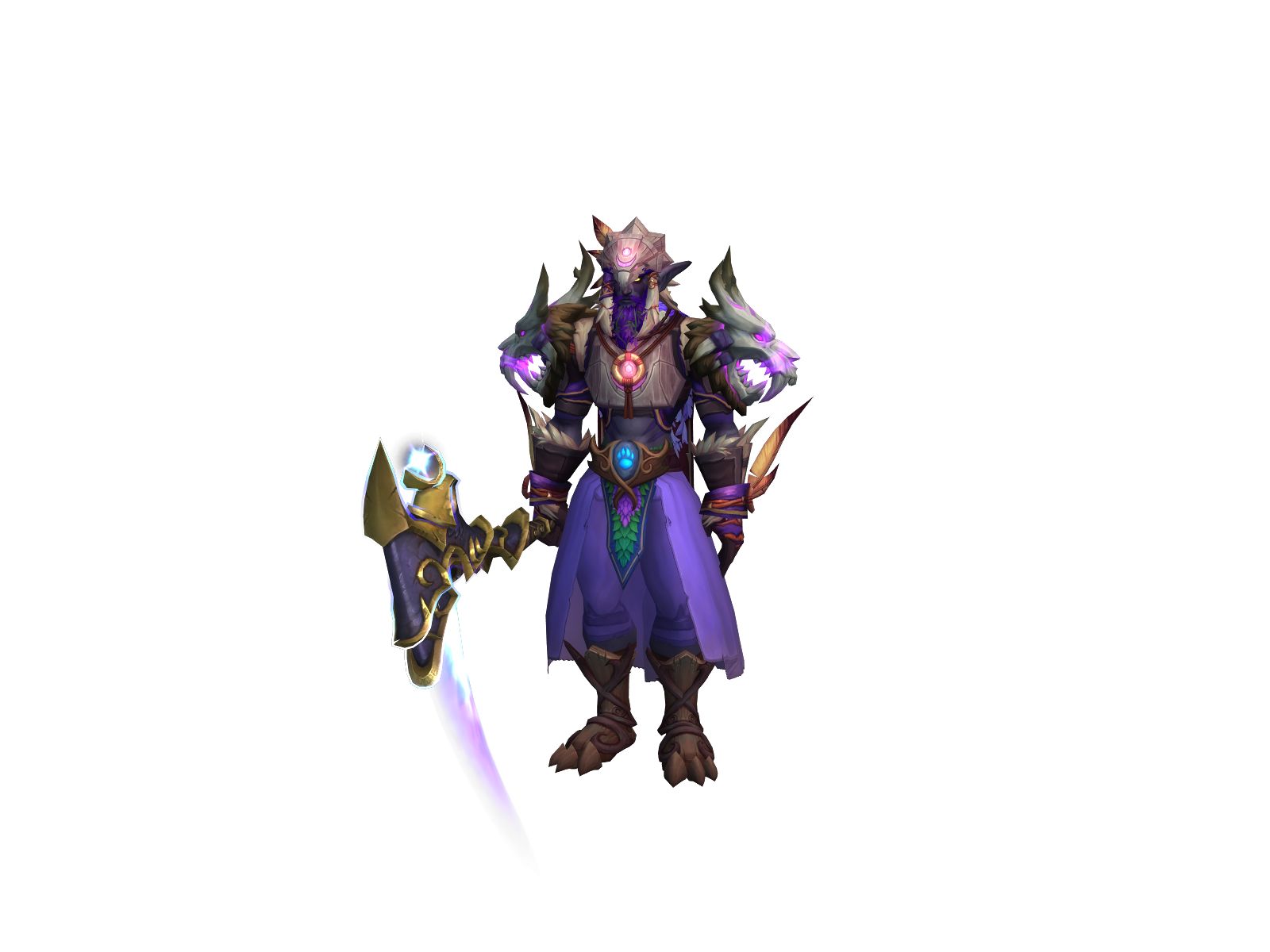 Fursona 3D character render
