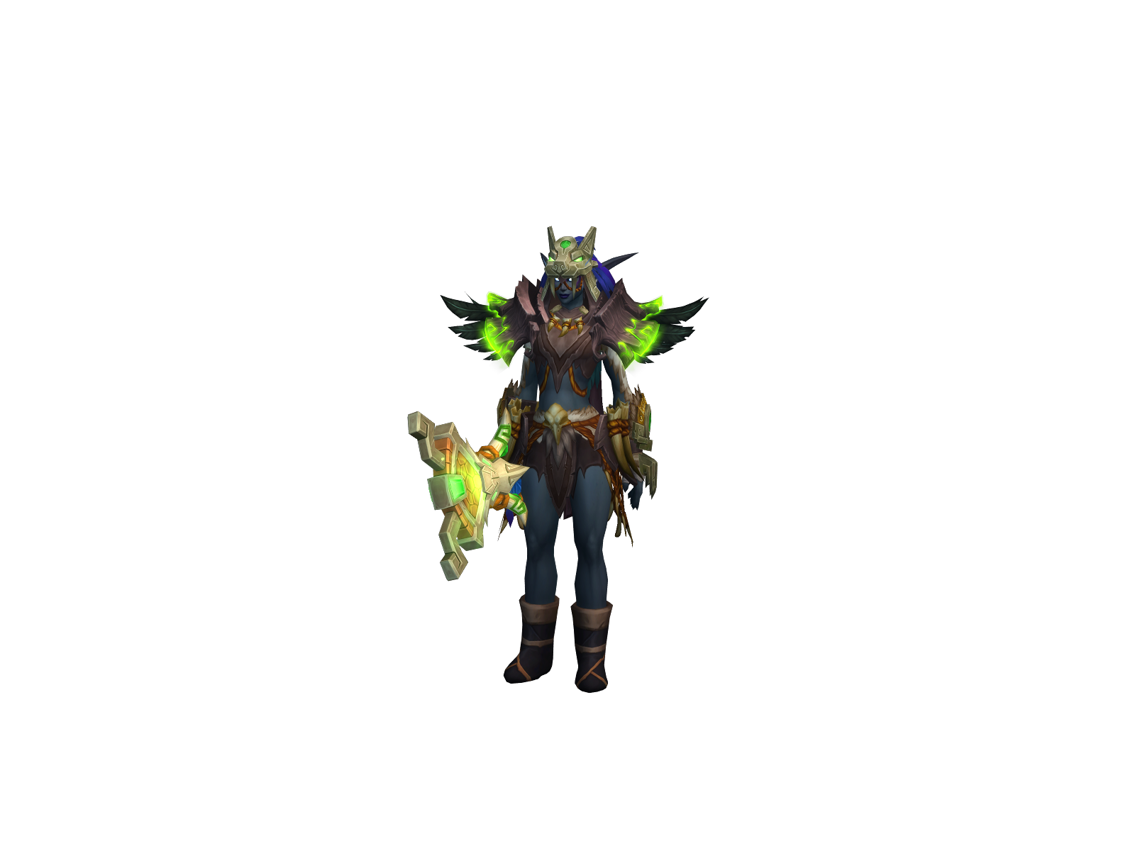 Hairypawter 3D character render