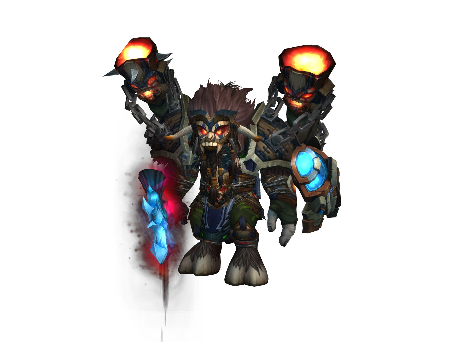Resteau 3D character render