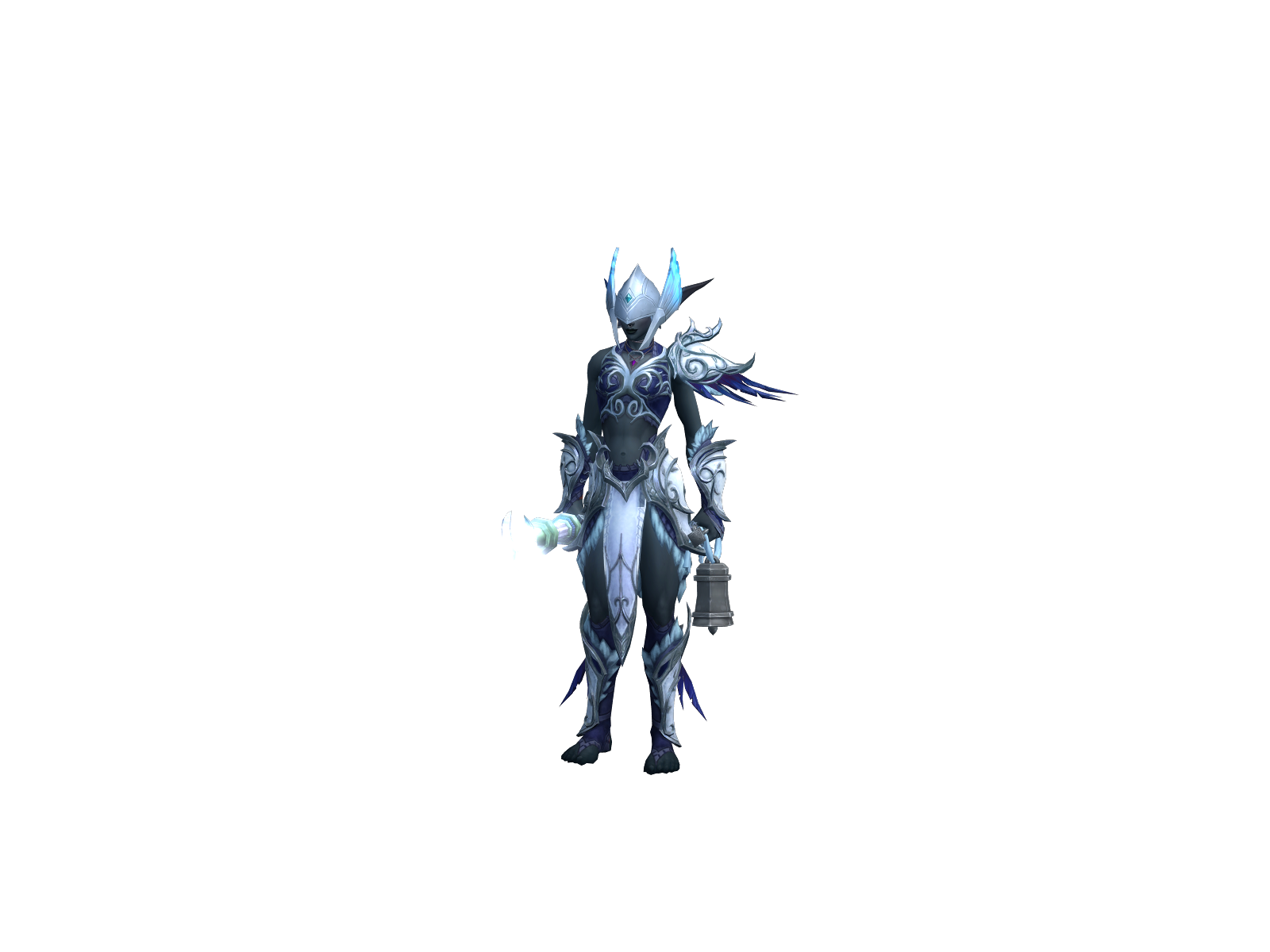 Aurorias 3D character render