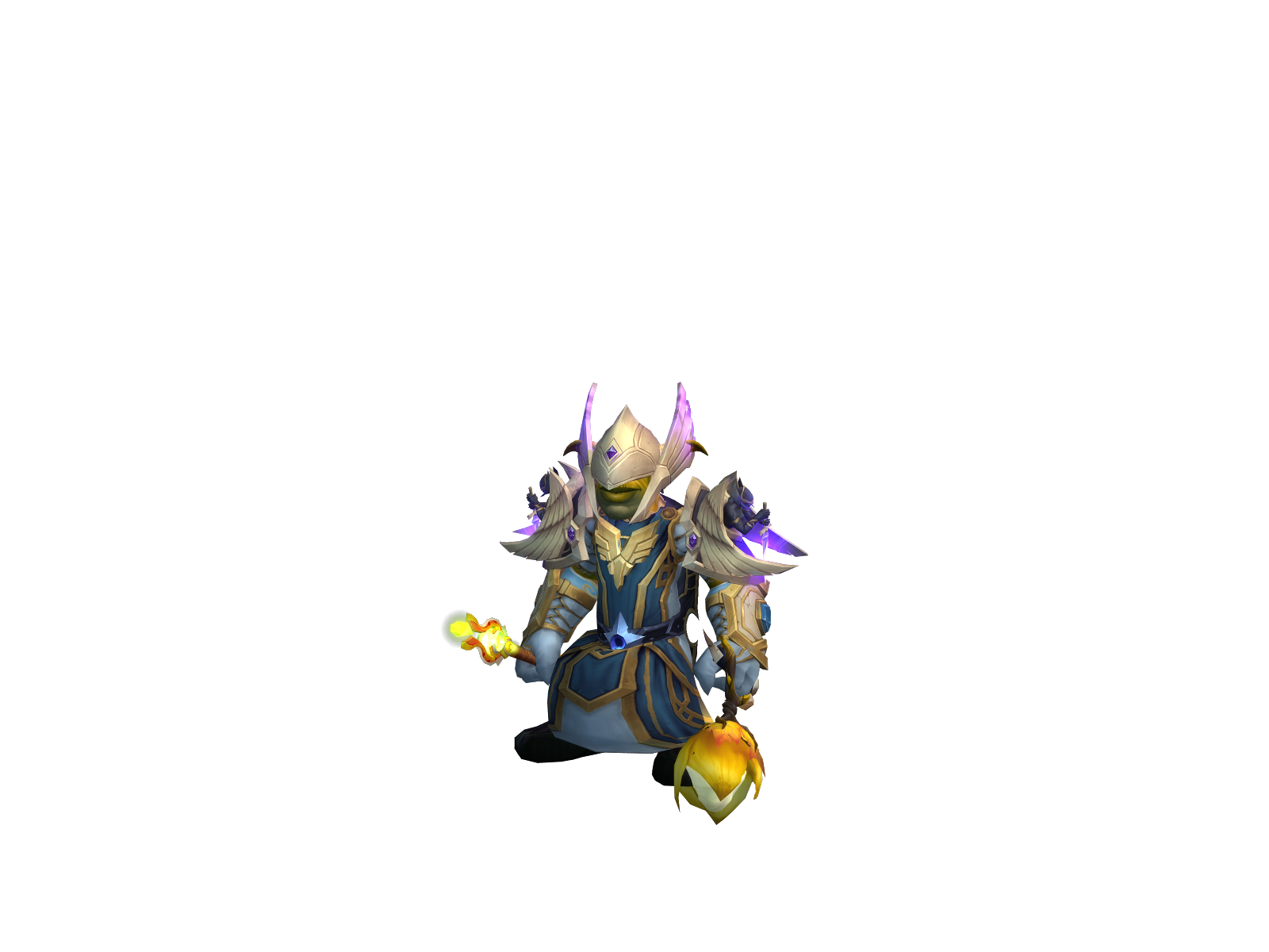 Overclocked 3D character render