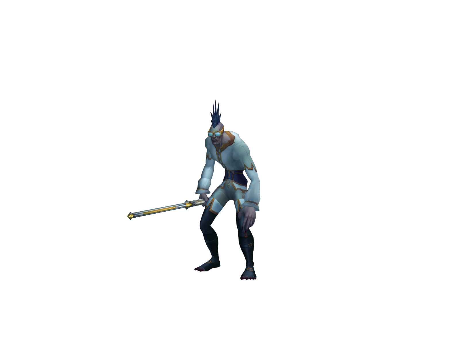 Krevix 3D character render