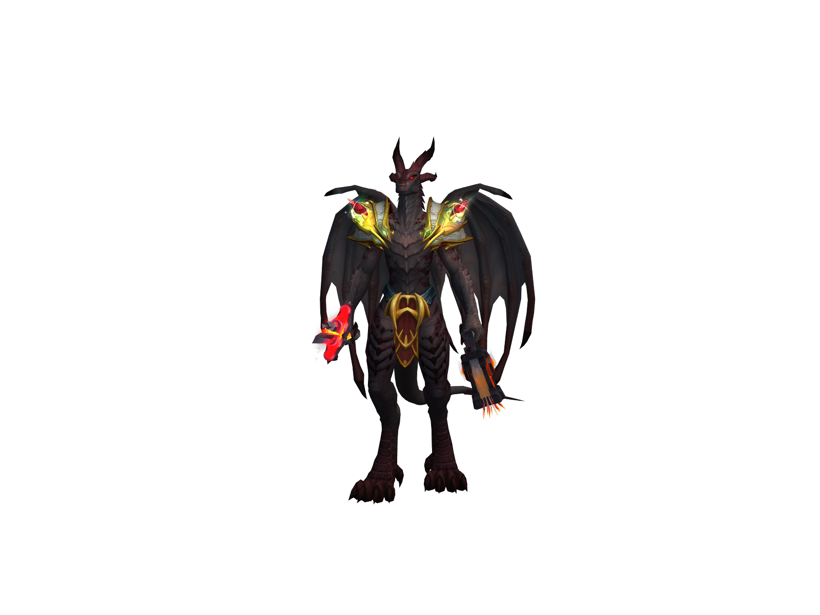 Scaly 3D character render