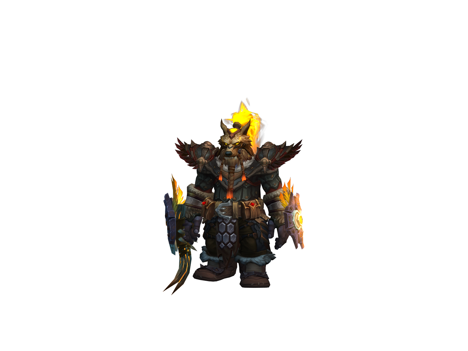 Milthan 3D character render