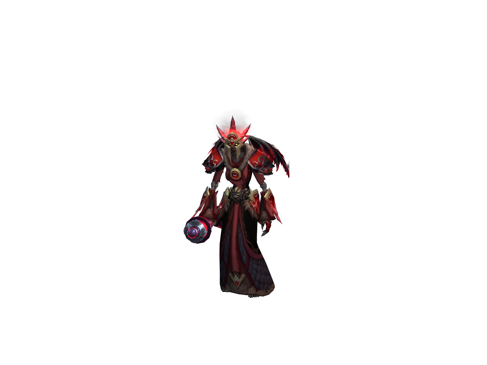 Cryokaren 3D character render