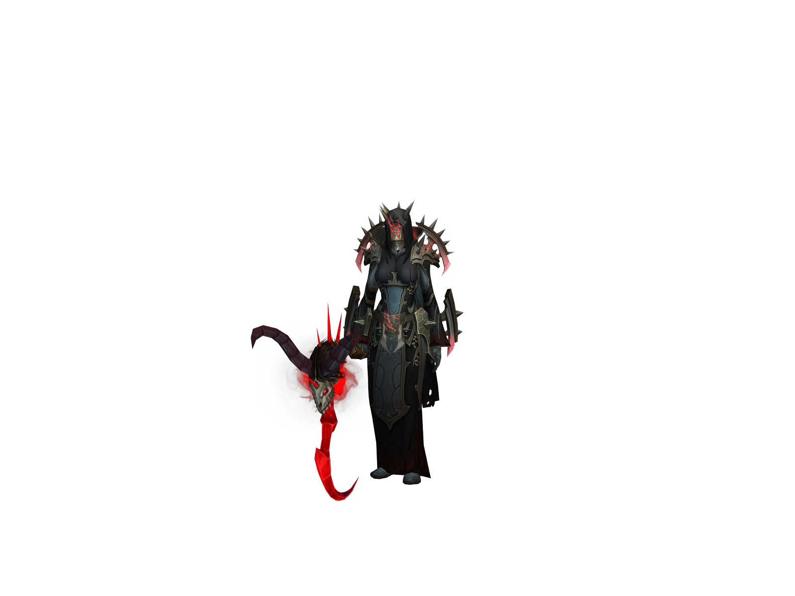 Deathlock 3D character render