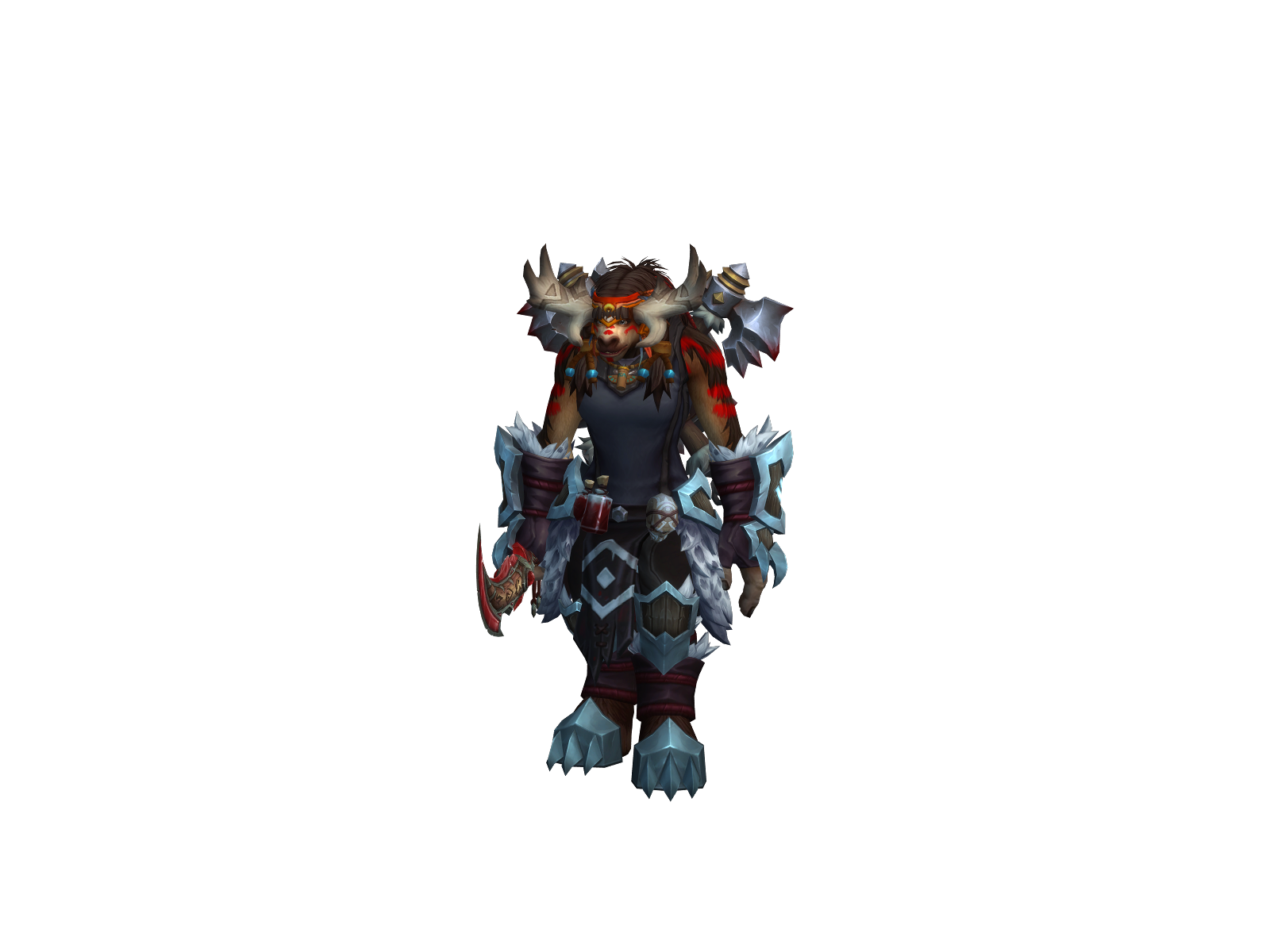 Nazelf 3D character render