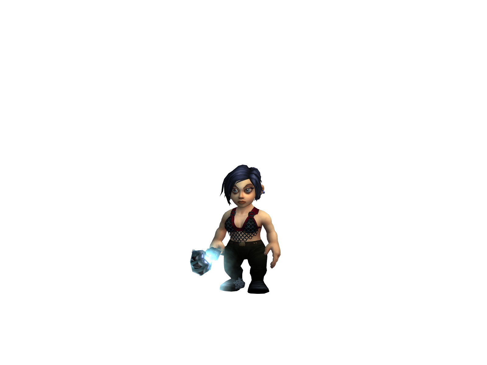 Pugalot 3D character render